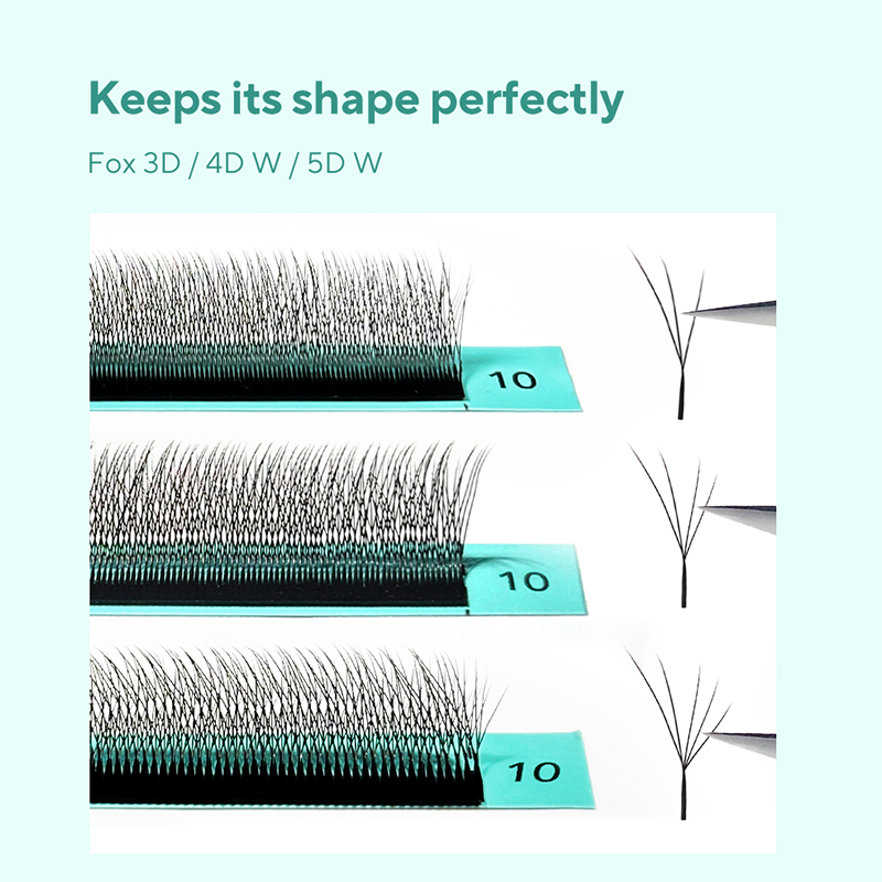 DIYDAY Foxy W-Shaped 3D 4D 5D  - Eyelash Extension Volume Cat Eye recension och pris