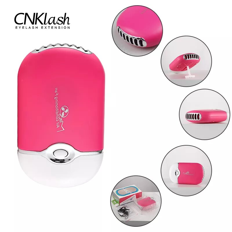 USB Mini Eyelashes Fan Graftin - Eyelash Extension Uv Glue recension och pris
