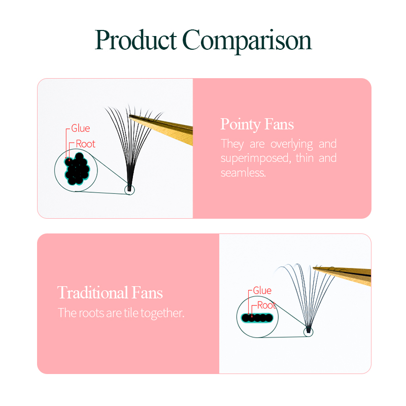 Song Lashes Promade Fans 3D-10 - Eyelash Extension Course recension och pris