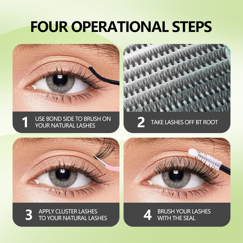 Lashes Cluster DIY Lash Extens - Eyelash Extension Volume Cat Eye recension och pris