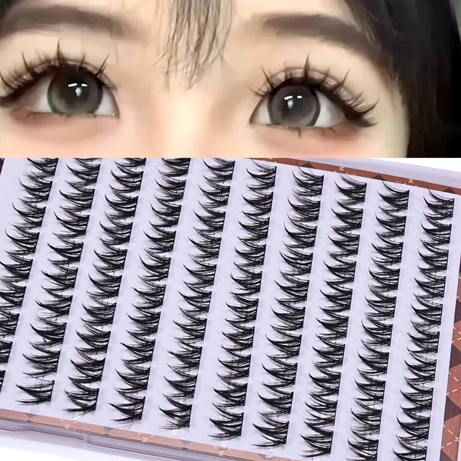 Glue-free Thick Natural Curlin - Eyelash Extension Uv Glue recension och pris