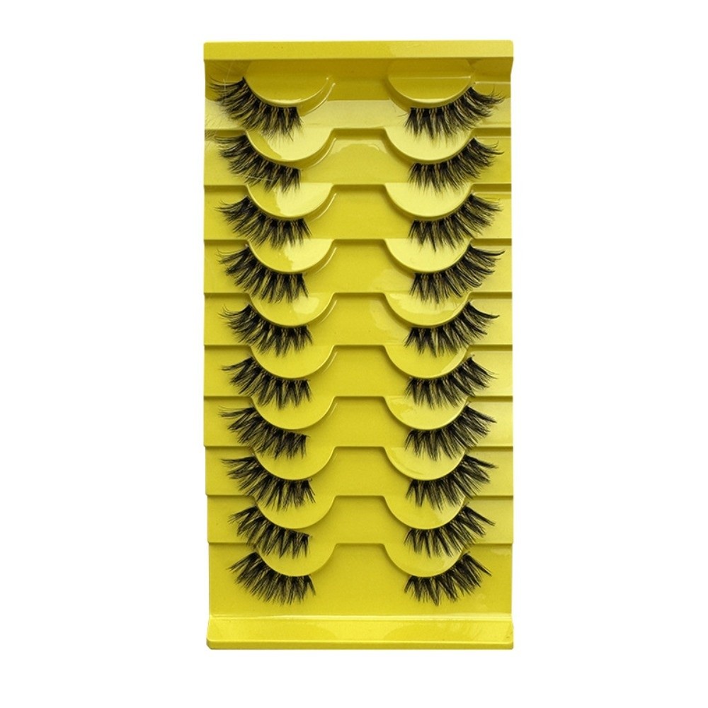 10Pairs Reusable 3D Dramatic F - Eyelash Extension Volume Cat Eye recension och pris
