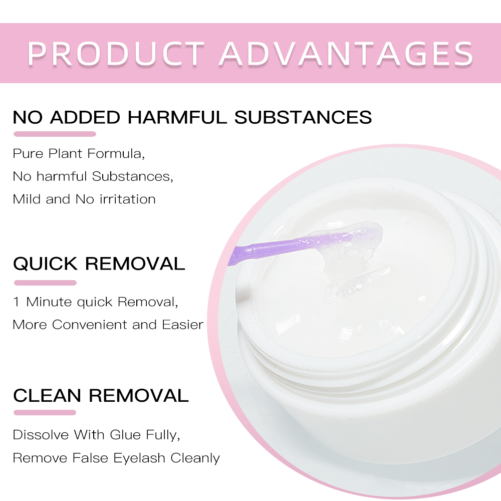 Yelix Lash Glue Remover Profes - Lash Removal Cream recension och pris