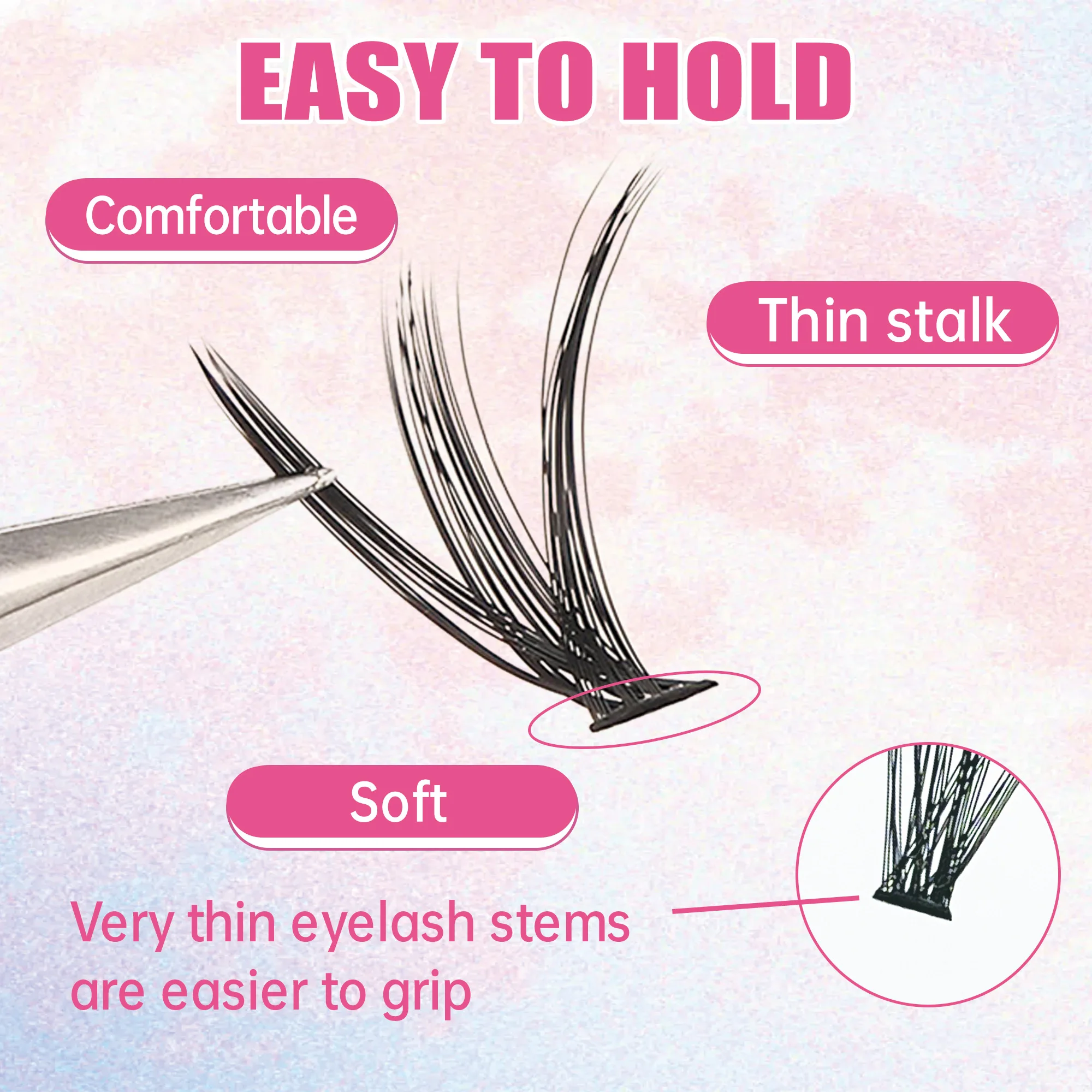 Eyelashes 200 PCS Clusters Las - Eyelash Extension Course recension och pris