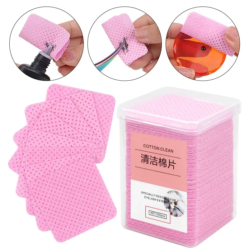 Eyelash Glue Remover Wipe 200P - Lash Removal Cream recension och pris